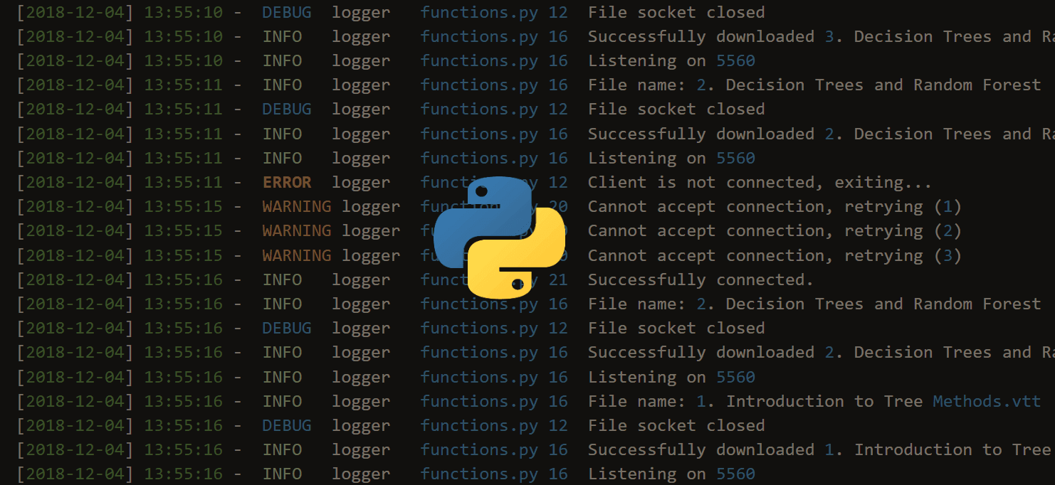 Python Async Logging