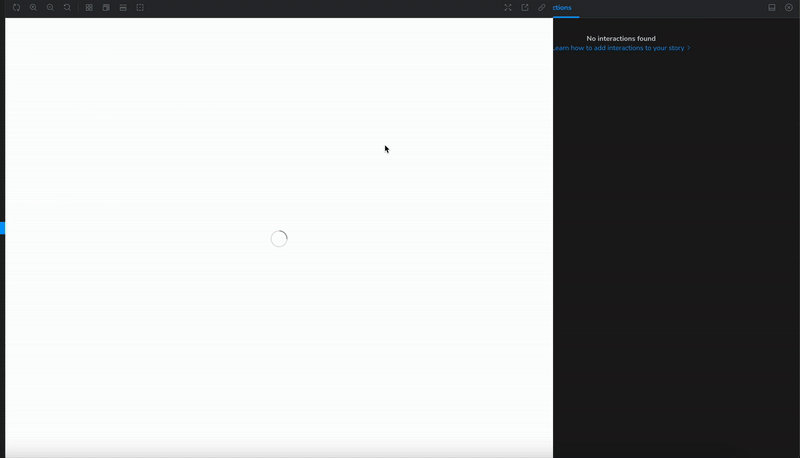 storybook interactions tests in storybook ui